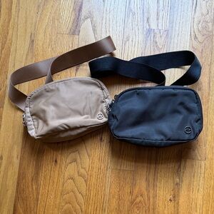 Pander Black and Tan Belt Bags